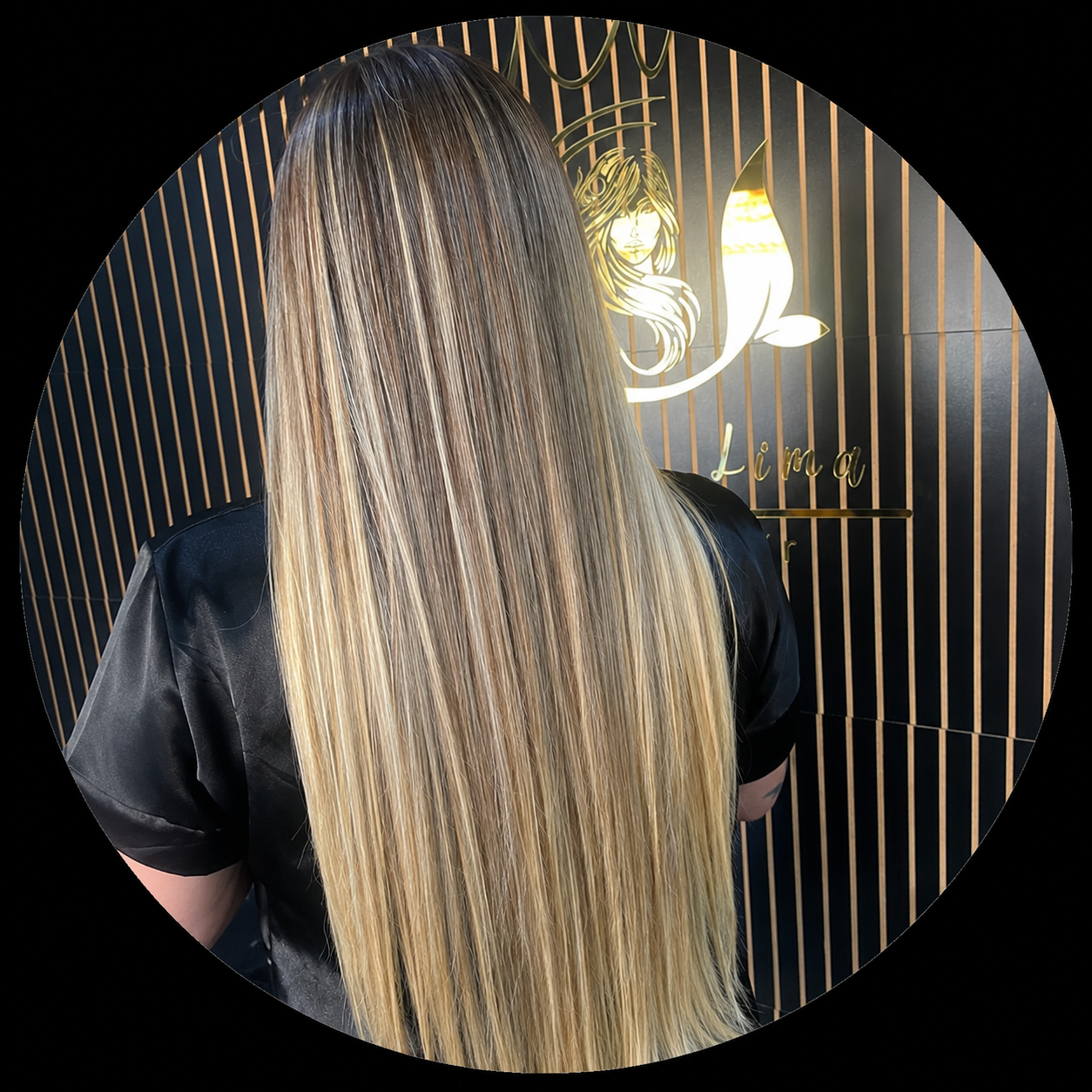 Cabelo com mechas